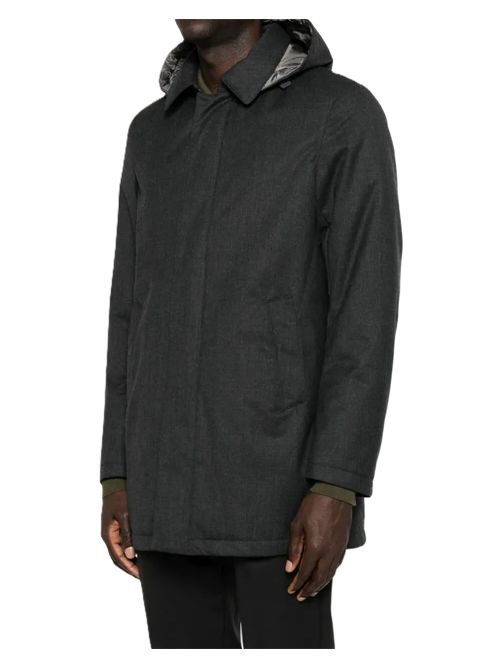 Woven Half Coat HERNO | PI001380U334989487 FERRO